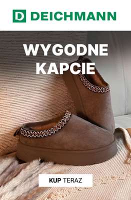 Deichmann - gazetka promocyjna Wygodne kapcie do domu od wtorku 30.12 