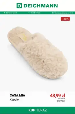Deichmann - gazetka promocyjna Wygodne kapcie do domu od wtorku 30.12  - strona 7