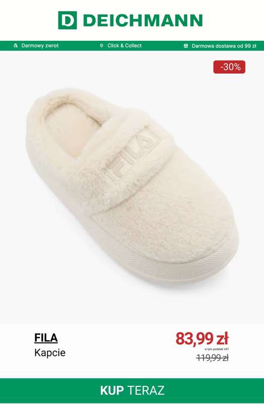 Deichmann - gazetka promocyjna Wygodne kapcie do domu od wtorku 30.12  - strona 11