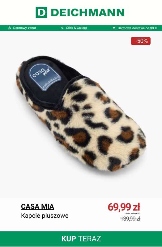 Deichmann - gazetka promocyjna Wygodne kapcie do domu od wtorku 30.12  - strona 2