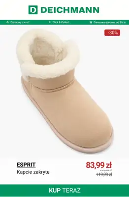 Deichmann - gazetka promocyjna Wygodne kapcie do domu od wtorku 30.12  - strona 10