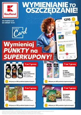 Kaufland - gazetka promocyjna Oferta Kaufland - Kupony od piątku 02.01 do środy 14.01
