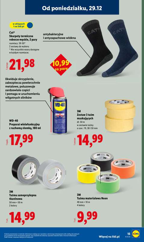 Lidl - gazetka promocyjna Katalog od poniedziałku 29.12 do soboty 03.01 - strona 15
