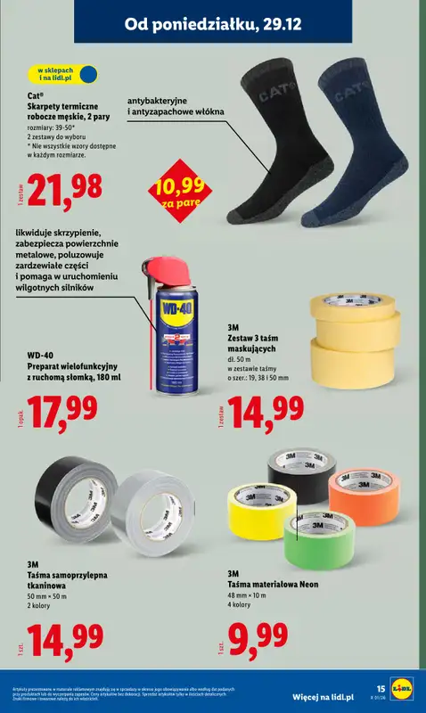 Lidl - gazetka promocyjna Katalog od poniedziałku 29.12 do soboty 03.01 - strona 15
