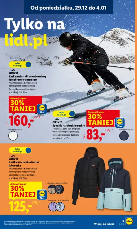 Lidl - gazetka promocyjna Katalog od poniedziałku 29.12 do soboty 03.01 - strona 5