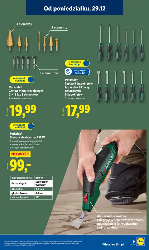 Lidl - gazetka promocyjna Katalog od poniedziałku 29.12 do soboty 03.01 - strona 9