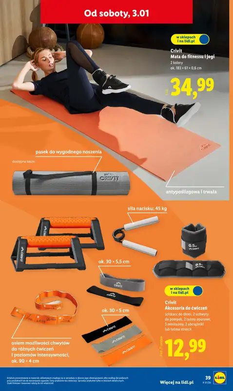 Lidl - gazetka promocyjna Katalog od poniedziałku 29.12 do soboty 03.01 - strona 45