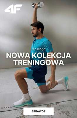 4F - gazetka promocyjna Nowa kolekcja treningowa dla niego od wtorku 30.12 