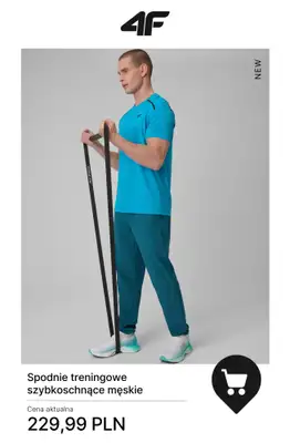 4F - gazetka promocyjna Nowa kolekcja treningowa dla niego od wtorku 30.12  - strona 5
