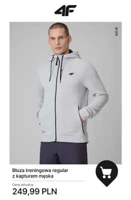 4F - gazetka promocyjna Nowa kolekcja treningowa dla niego od wtorku 30.12  - strona 8