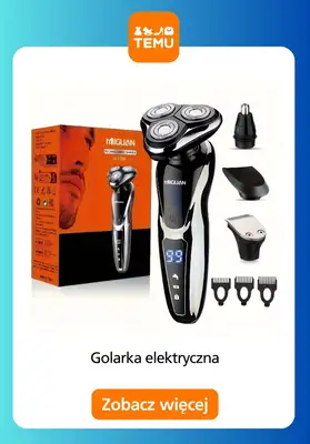 Temu - gazetka promocyjna Golarki elektryczne dla niej i dla niego od wtorku 30.12  - strona 11