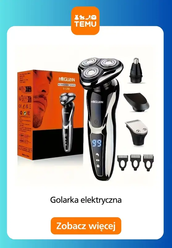 Temu - gazetka promocyjna Golarki elektryczne dla niej i dla niego od wtorku 30.12  - strona 11