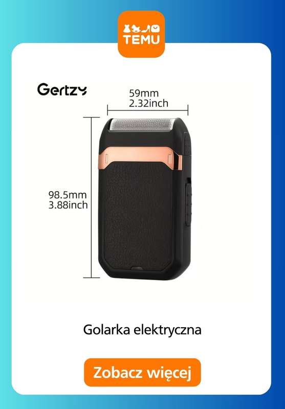 Temu - gazetka promocyjna Golarki elektryczne dla niej i dla niego od wtorku 30.12  - strona 14