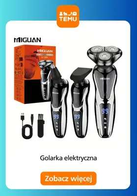 Temu - gazetka promocyjna Golarki elektryczne dla niej i dla niego od wtorku 30.12  - strona 13