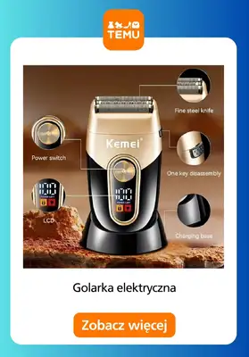 Temu - gazetka promocyjna Golarki elektryczne dla niej i dla niego od wtorku 30.12  - strona 12