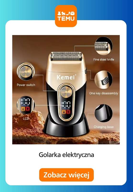 Temu - gazetka promocyjna Golarki elektryczne dla niej i dla niego od wtorku 30.12  - strona 12