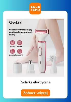 Temu - gazetka promocyjna Golarki elektryczne dla niej i dla niego od wtorku 30.12  - strona 4