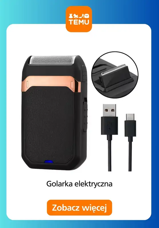 Temu - gazetka promocyjna Golarki elektryczne dla niej i dla niego od wtorku 30.12  - strona 6