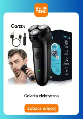 Temu - gazetka promocyjna Golarki elektryczne dla niej i dla niego od wtorku 30.12  - strona 9