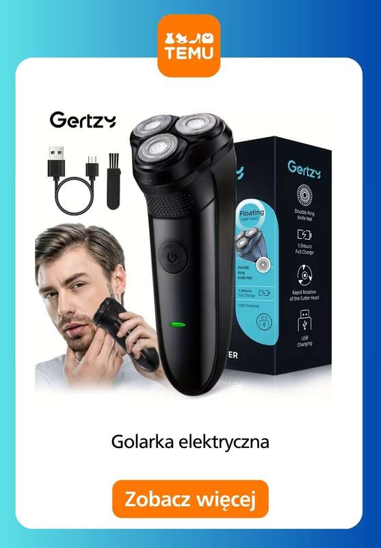 Temu - gazetka promocyjna Golarki elektryczne dla niej i dla niego od wtorku 30.12  - strona 9