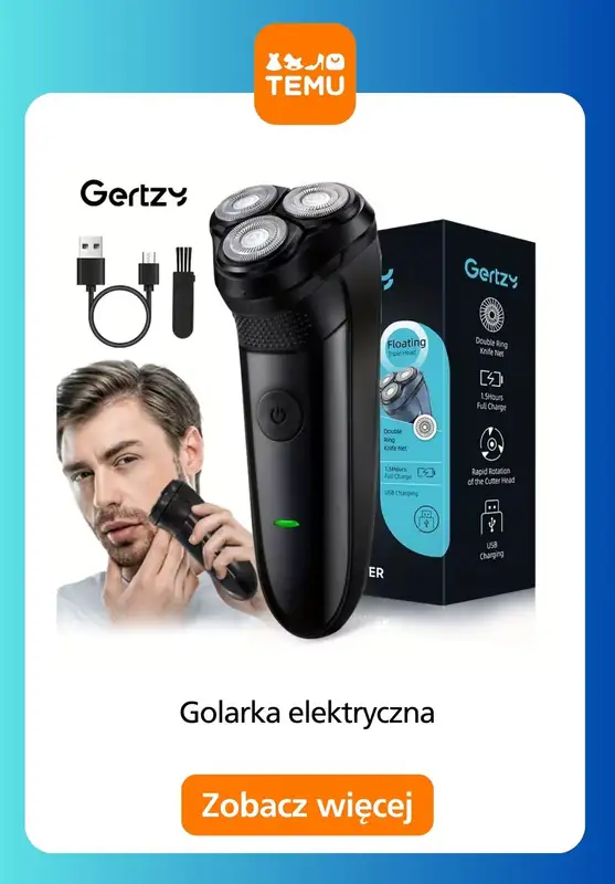 Temu - gazetka promocyjna Golarki elektryczne dla niej i dla niego od wtorku 30.12  - strona 9