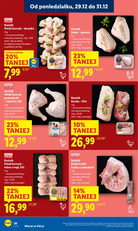 Lidl - gazetka promocyjna Oferta od poniedziałku od poniedziałku 29.12 do środy 31.12 - strona 30