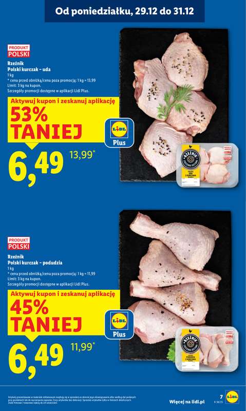 Lidl - gazetka promocyjna Oferta od poniedziałku od poniedziałku 29.12 do środy 31.12 - strona 7