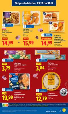 Lidl - gazetka promocyjna Oferta od poniedziałku od poniedziałku 29.12 do środy 31.12 - strona 37