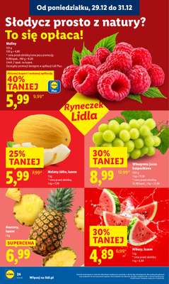 Lidl - gazetka promocyjna Oferta od poniedziałku od poniedziałku 29.12 do środy 31.12 - strona 24