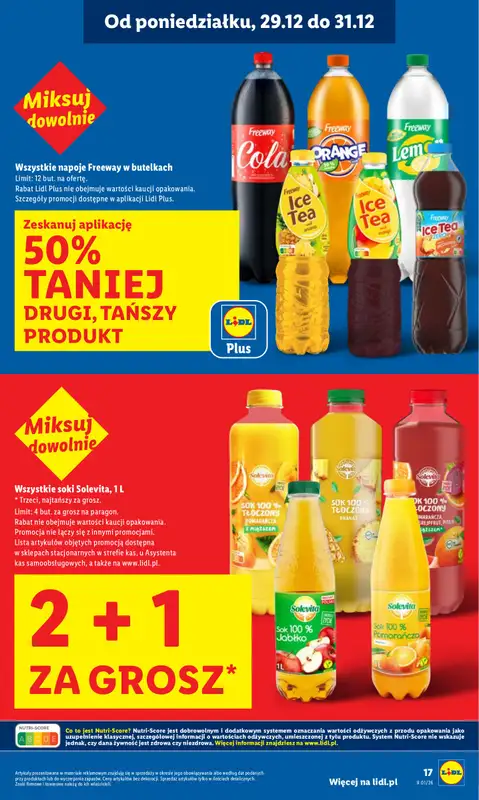 Lidl - gazetka promocyjna Oferta od poniedziałku od poniedziałku 29.12 do środy 31.12 - strona 17