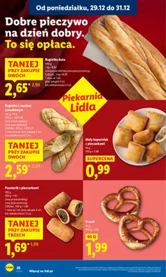 Lidl - gazetka promocyjna Oferta od poniedziałku od poniedziałku 29.12 do środy 31.12 - strona 26