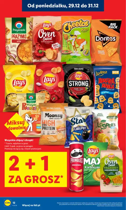 Lidl - gazetka promocyjna Oferta od poniedziałku od poniedziałku 29.12 do środy 31.12 - strona 12