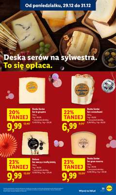 Lidl - gazetka promocyjna Oferta od poniedziałku od poniedziałku 29.12 do środy 31.12 - strona 35