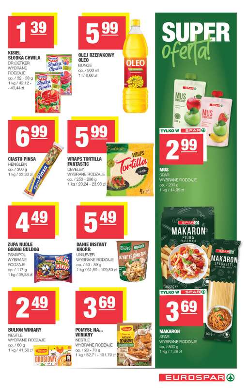 SPAR - gazetka promocyjna Gazetka Eurospar od środy 07.01 do niedzieli 18.01 - strona 11