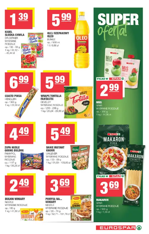 SPAR - gazetka promocyjna Gazetka Eurospar od środy 07.01 do niedzieli 18.01 - strona 11