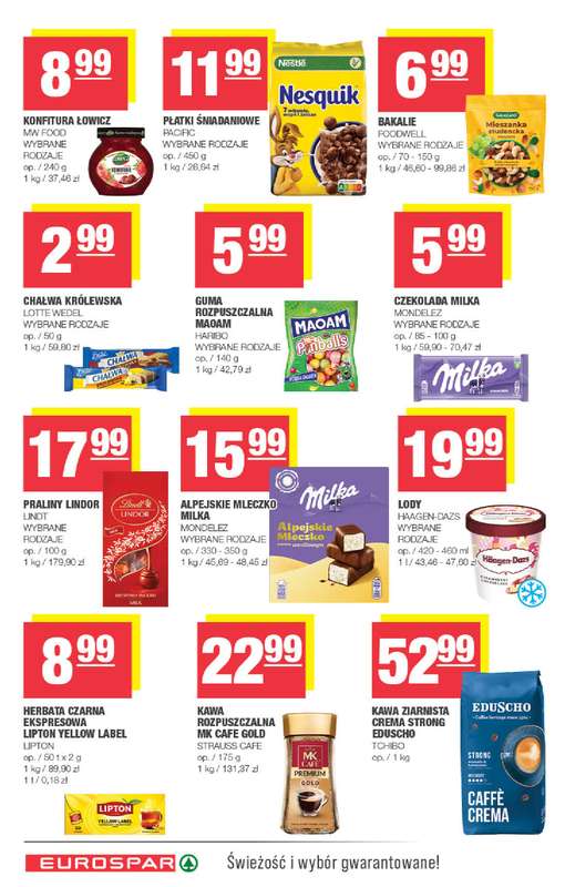 SPAR - gazetka promocyjna Gazetka Eurospar od środy 07.01 do niedzieli 18.01 - strona 12