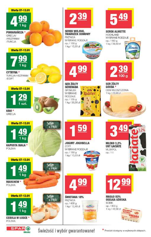 SPAR - gazetka promocyjna Gazetka Spar Mini od środy 07.01 do niedzieli 18.01 - strona 2
