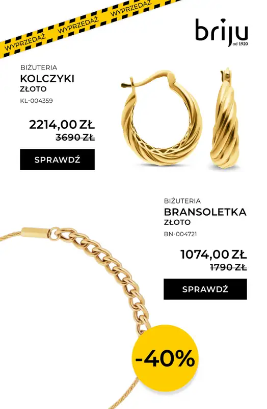 Briju - gazetka promocyjna Gazetka wyprzedaż od piątku 02.01 do czwartku 15.01 - strona 3