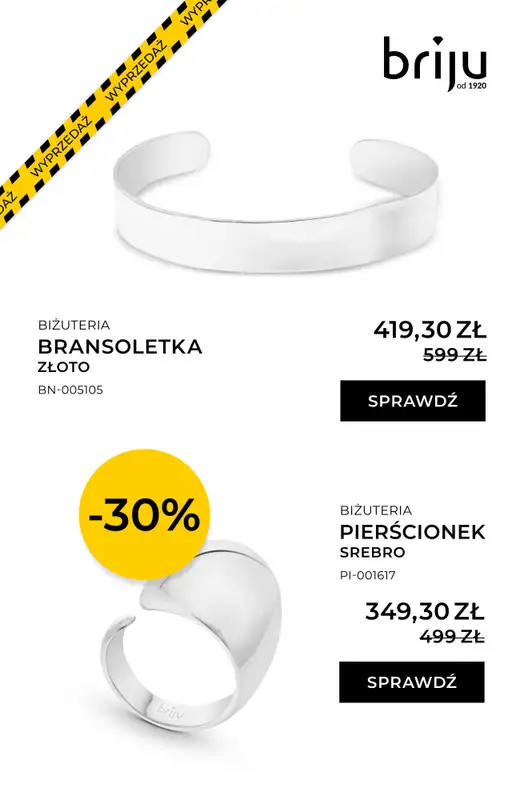 Briju - gazetka promocyjna Gazetka wyprzedaż od piątku 02.01 do czwartku 15.01 - strona 7