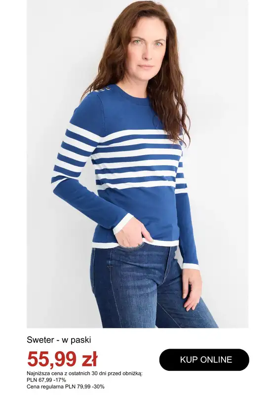 C&A - gazetka promocyjna Do -50% na swetry i kardigany od wtorku 30.12  - strona 12