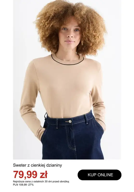 C&A - gazetka promocyjna Do -50% na swetry i kardigany od wtorku 30.12  - strona 11