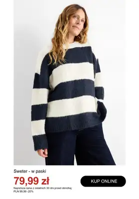 C&A - gazetka promocyjna Do -50% na swetry i kardigany od wtorku 30.12  - strona 7