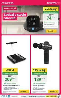 ERLI - gazetka promocyjna OKAZJE - Zadbaj o formę i zdrowie w nowym roku! od piątku 02.01 do niedzieli 04.01 - strona 4