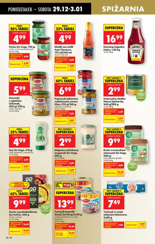 Biedronka - gazetka promocyjna Od poniedziałku od poniedziałku 29.12 do niedzieli 04.01 - strona 54