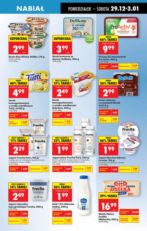 Biedronka - gazetka promocyjna Od poniedziałku, Z ladą tradycyjną od poniedziałku 29.12 do niedzieli 04.01 - strona 47