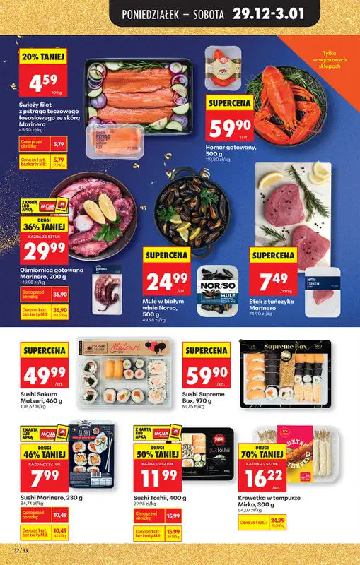 Biedronka - gazetka promocyjna Od poniedziałku, Z ladą tradycyjną od poniedziałku 29.12 do niedzieli 04.01 - strona 42