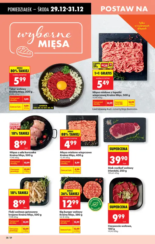 Biedronka - gazetka promocyjna Od poniedziałku, Z ladą tradycyjną od poniedziałku 29.12 do niedzieli 04.01 - strona 36