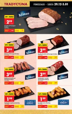 Biedronka - gazetka promocyjna Od poniedziałku, Z ladą tradycyjną od poniedziałku 29.12 do niedzieli 04.01 - strona 35