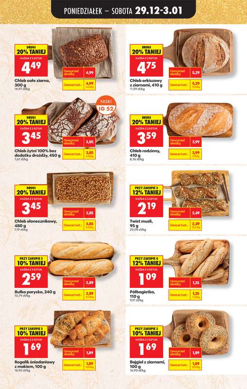 Biedronka - gazetka promocyjna Od poniedziałku, Z ladą tradycyjną od poniedziałku 29.12 do niedzieli 04.01 - strona 39