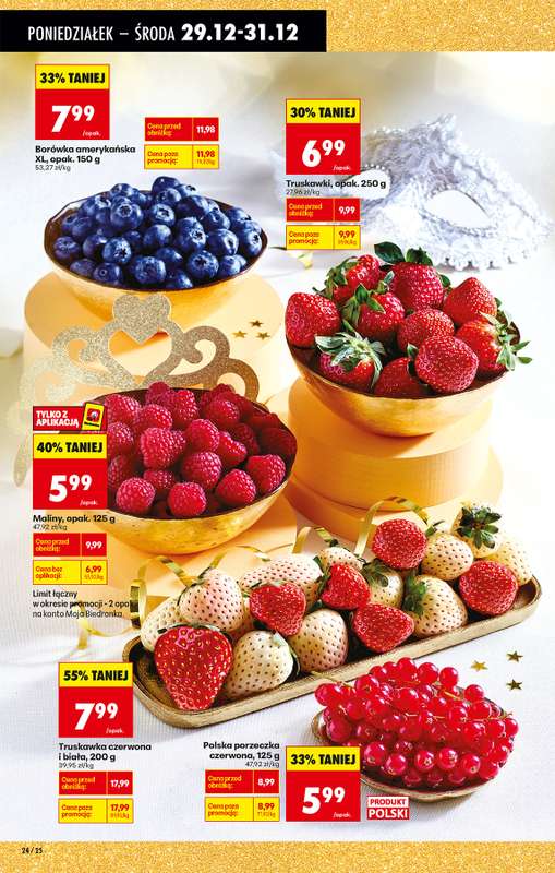 Biedronka - gazetka promocyjna Od poniedziałku, Z ladą tradycyjną od poniedziałku 29.12 do niedzieli 04.01 - strona 28